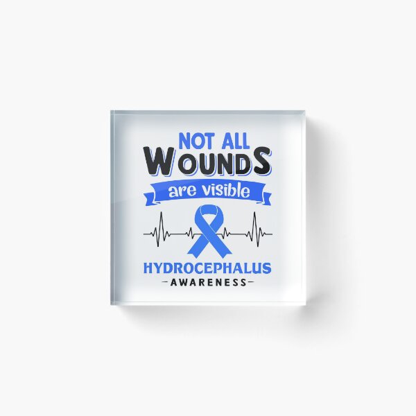 Item preview, Hydrocephalus Awareness Not All Wounds Are Visible designed and sold by Victormoratalla.
