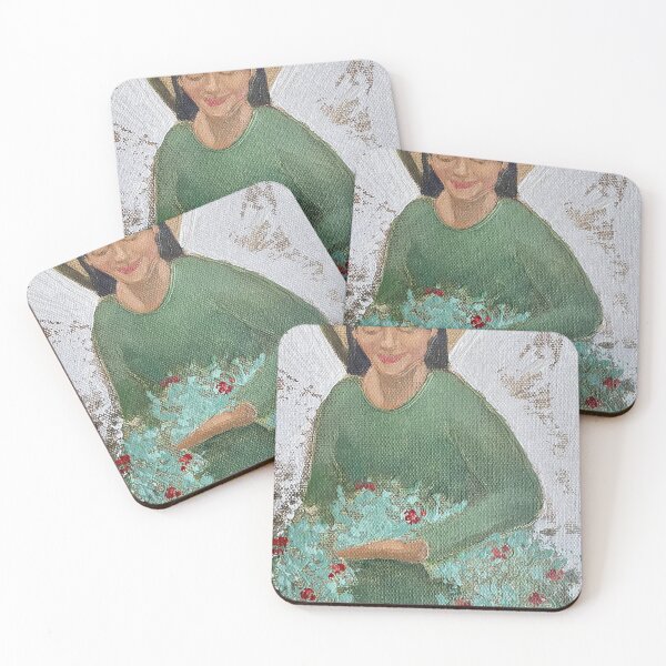 Item preview, Festive Angel designed and sold by AdventuresinArt.