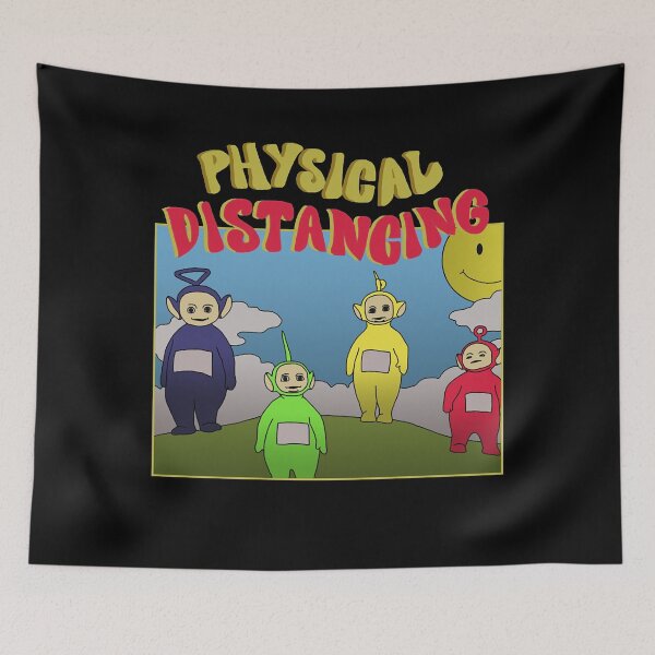 Item preview, Funny Gifts Boy Girl Physical Distancing Retro Vintage designed and sold by ClareOrn.