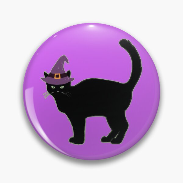 Item preview, Happy Hallowe'en Holiday Cute Black Cat Witch's Hat Fun Hallowe'en designed and sold by H3designs.