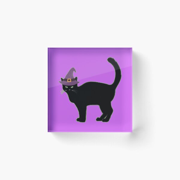 Item preview, Happy Hallowe'en Holiday Cute Black Cat Witch's Hat Fun Hallowe'en designed and sold by H3designs.