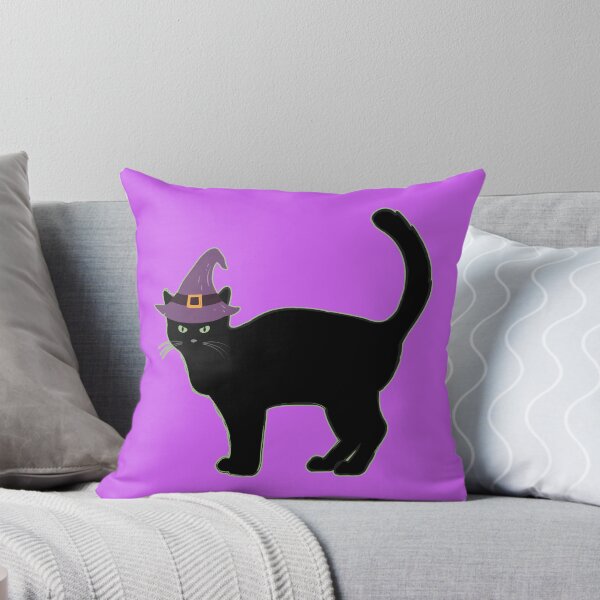 Item preview, Happy Hallowe'en Holiday Cute Black Cat Witch's Hat Fun Hallowe'en designed and sold by H3designs.
