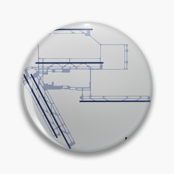 Item preview, George Bush Intercontinental Airport Map Art designed and sold by CPTVDesign.