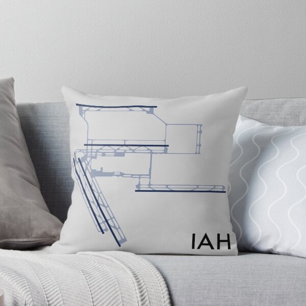 Item preview, George Bush Intercontinental Airport Map Art designed and sold by CPTVDesign.