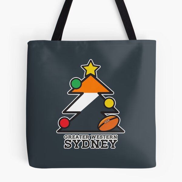 Item preview, “Merry Christmas Greater Western Sydney” Christmas gift idea, T Shirts, Leggings, Mask, Apron, Eco Bag, phone case designed and sold by Ink Inc.
