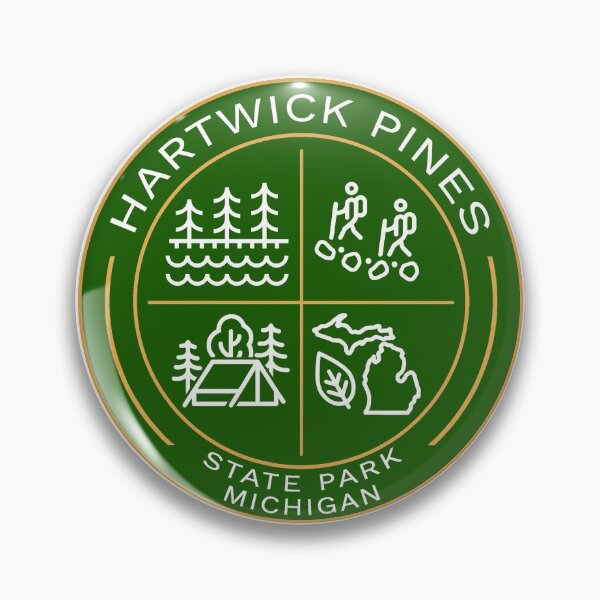 Item preview, Hartwick Pines State Park Heraldic Logo designed and sold by VanyaKar.