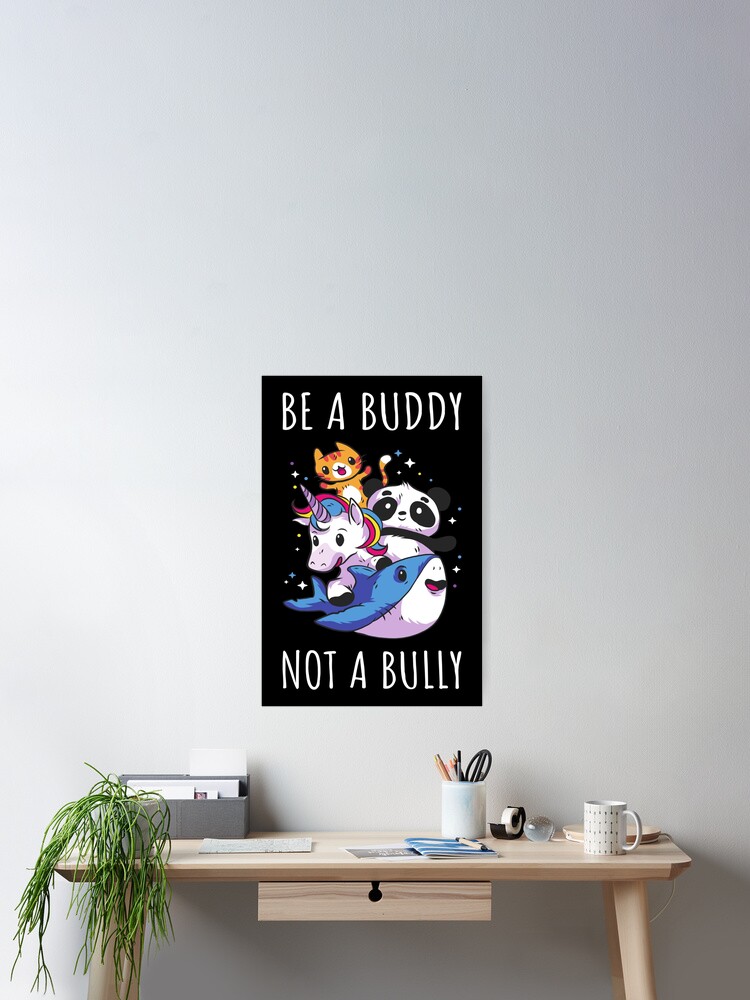 Be A Buddy Not A Bully Shirt Kids Teachers Cute Narwhal Be A Buddy Not A Bully Shirt Kids Teachers Cute Narwhal