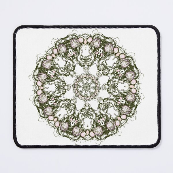 Item preview, Apple garden kaleidoscope mandala.  designed and sold by MandalaFlowerArt.