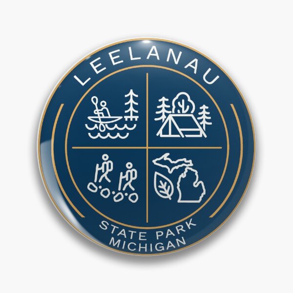 Item preview, Leelanau State Park Heraldic Logo designed and sold by VanyaKar.