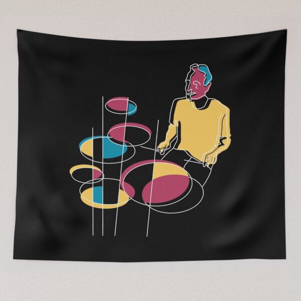Item preview, Drummer T-ShirtFunny Artistic Style Drummer designed and sold by MobSanabi.