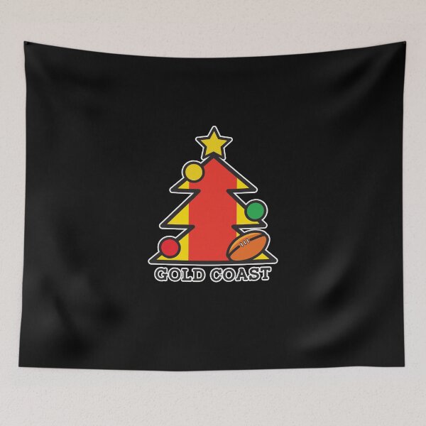 Item preview, “Merry Christmas Gold Coast” Christmas gift idea, T Shirts, Leggings, Mask, Apron, Eco Bag, phone case designed and sold by Ink Inc.