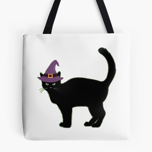 Item preview, Happy Hallowe'en Holiday Cute Black Cat Witch's Hat Fun Hallowe'en designed and sold by H3designs.