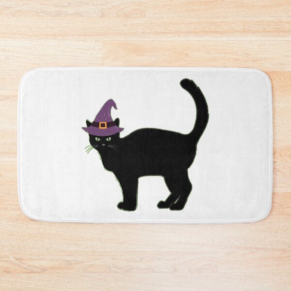 Item preview, Happy Hallowe'en Holiday Cute Black Cat Witch's Hat Fun Hallowe'en designed and sold by H3designs.