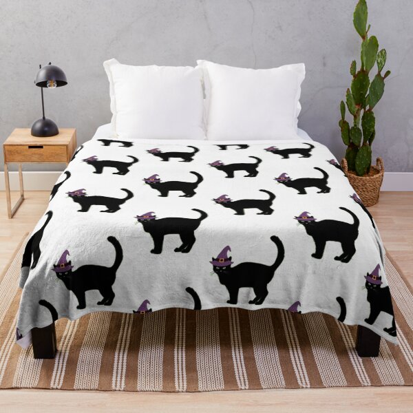 Item preview, Happy Hallowe'en Holiday Cute Black Cat Witch's Hat Fun Hallowe'en designed and sold by H3designs.