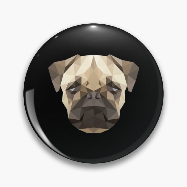Item preview, Pug Dogs Geometric Polygonal Pug Lover T-ShirtPUG DOGS GEOMETRIC POLYGONAL PUG LOVER designed and sold by MobSanabi.