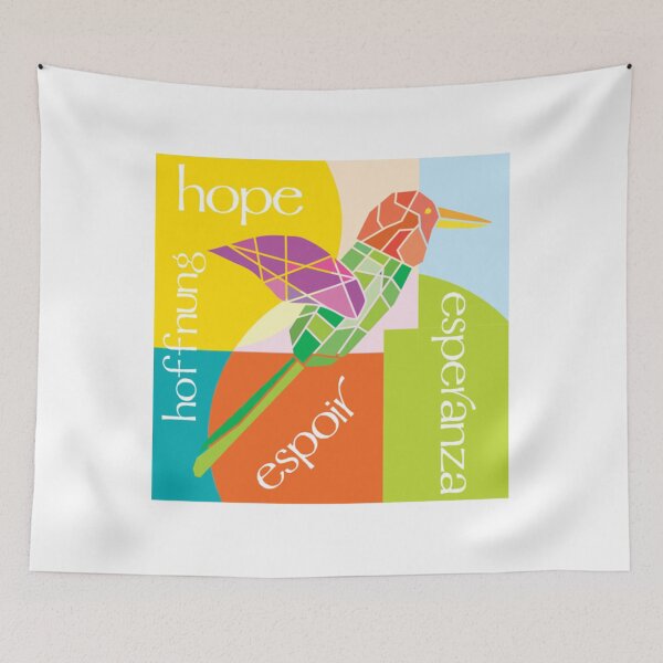 Item preview, Optimistic T-ShirtHope-Espoir-Hoffnung-Esperanza designed and sold by MobSanabi.