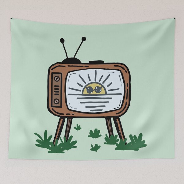 Artikelvorschau, Outdoor-TV, Vollfarbe entworfen und verkauft von prettymuchart.