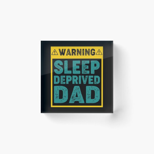 Item preview, Sleeper T-ShirtWarning Sleep Deprived Dad  designed and sold by MobSanabi.