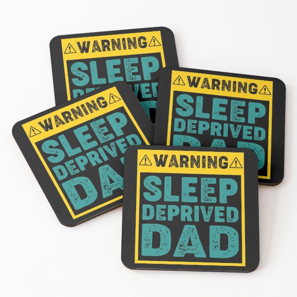 Item preview, Sleeper T-ShirtWarning Sleep Deprived Dad  designed and sold by MobSanabi.