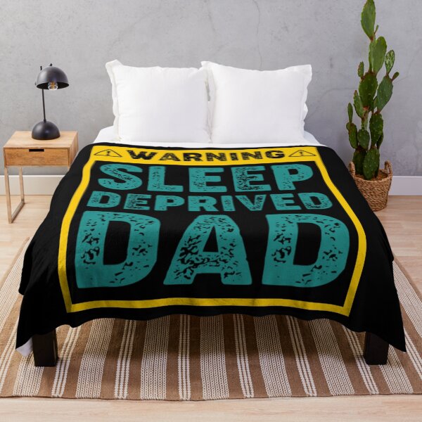 Item preview, Sleeper T-ShirtWarning Sleep Deprived Dad  designed and sold by MobSanabi.