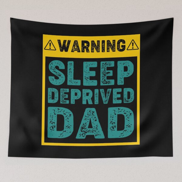 Item preview, Sleeper T-ShirtWarning Sleep Deprived Dad  designed and sold by MobSanabi.