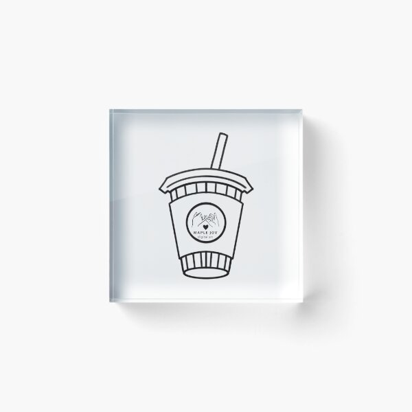 Item preview, Coffe / boba addicts cup with logo.  designed and sold by maplejoyy.