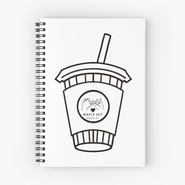 Item preview, Coffe / boba addicts cup with logo.  designed and sold by maplejoyy.