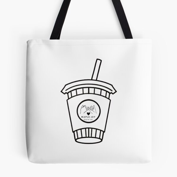 Item preview, Coffe / boba addicts cup with logo.  designed and sold by maplejoyy.