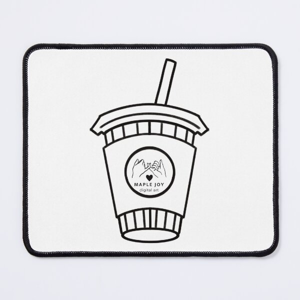 Item preview, Coffe / boba addicts cup with logo. designed and sold by maplejoyy.