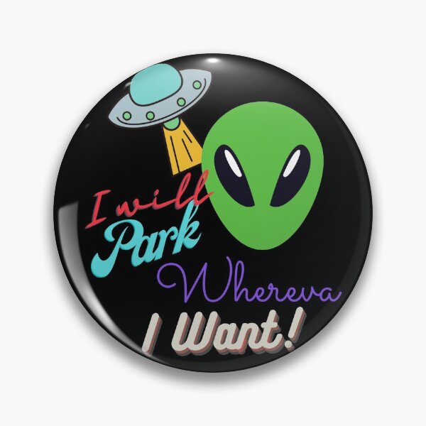 Item preview, Alien Parking designed and sold by EmeraldBridge.