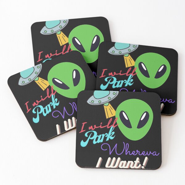 Item preview, Alien Parking designed and sold by EmeraldBridge.