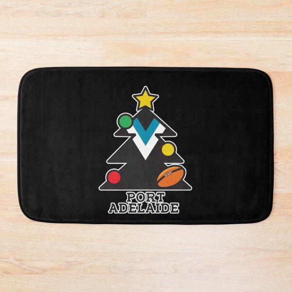 Item preview, “Merry Christmas Port Adelaide” Christmas gift idea, T Shirts, Leggings, Mask, Apron, Eco Bag, phone case designed and sold by Ink Inc.