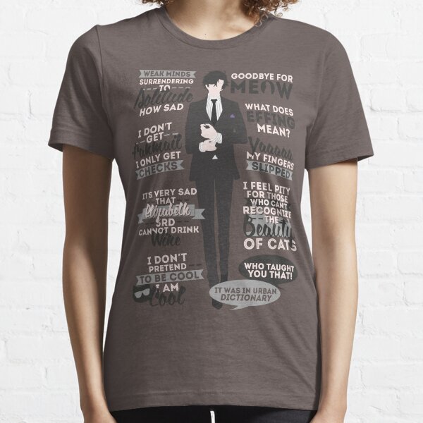 Cat Addict Quotes Essential T-Shirt