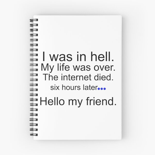 Item preview, Facebook Down I was in hell. My life was over. The internet died. designed and sold by Kathryn Creates.