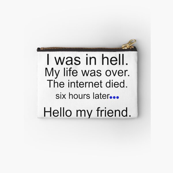 Item preview, Facebook Down I was in hell. My life was over. The internet died. designed and sold by Kathryn Creates.