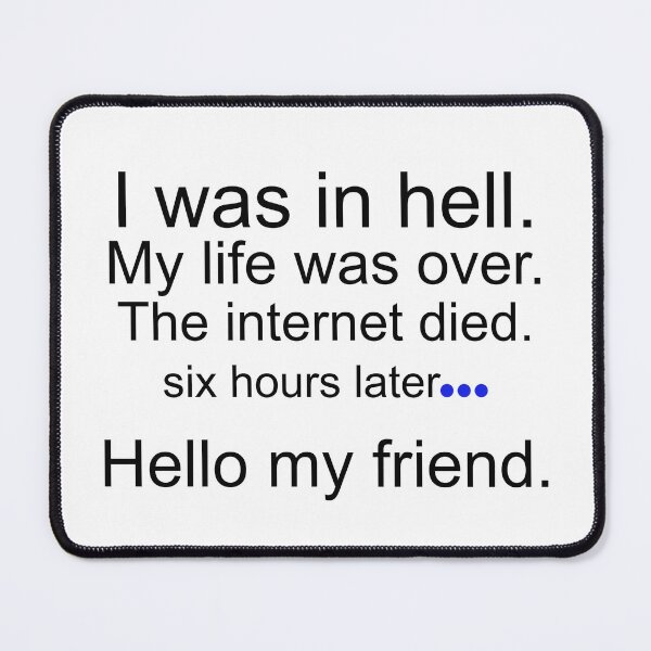 Item preview, Facebook Down I was in hell. My life was over. The internet died. designed and sold by Kathryn Creates.