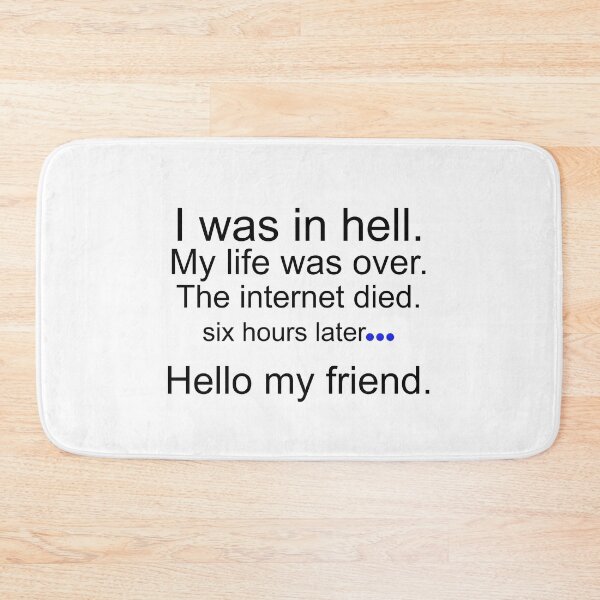 Item preview, Facebook Down I was in hell. My life was over. The internet died. designed and sold by Kathryn Creates.