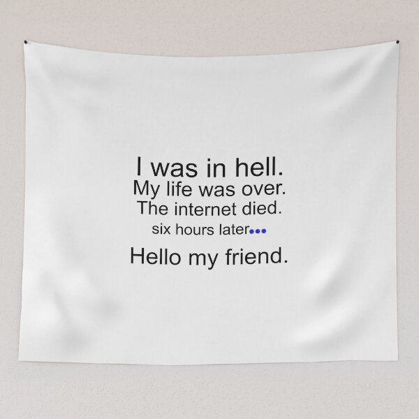Item preview, Facebook Down I was in hell. My life was over. The internet died. designed and sold by Kathryn Creates.