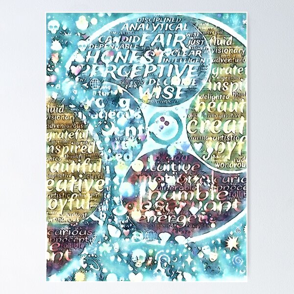 Item preview, Abstract, graphic print in teal, yellow, and burgundy designed and sold by BJG1966.