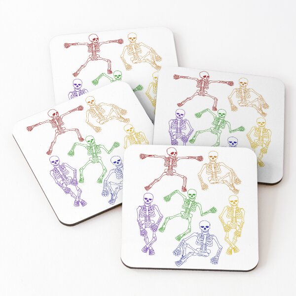 Item preview, Rainbow Skeletons designed and sold by Unhinged Heather.