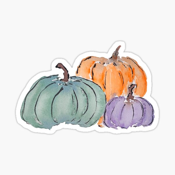 Item preview, Watercolor Pumpkin designed and sold by Kaila Andrews.