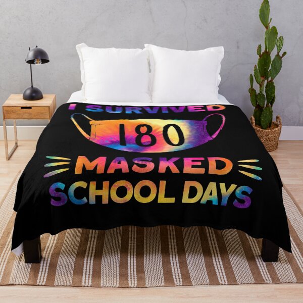 Item preview, I Survived 180 Masked Schools Day 2020-2021 End Of Schools designed and sold by DelbertShi01.