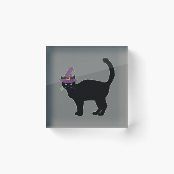 Item preview, Happy Hallowe'en Holiday Cute Black Cat Witch's Hat Fun Hallowe'en designed and sold by H3designs.