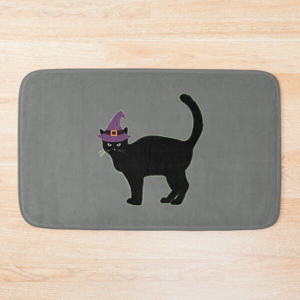 Item preview, Happy Hallowe'en Holiday Cute Black Cat Witch's Hat Fun Hallowe'en designed and sold by H3designs.