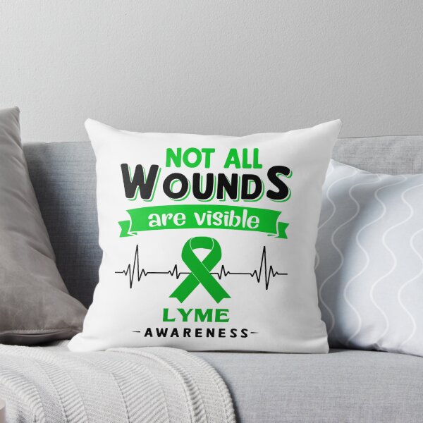 Item preview, Lyme Awareness Not All Wounds Are Visible designed and sold by Victormoratalla.