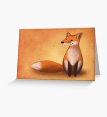Smiling Fox Greeting Card