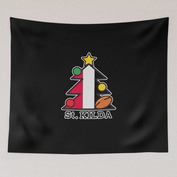 Item preview, “Merry Christmas St Kilda” Christmas gift idea, T Shirts, Leggings, Mask, Apron, Eco Bag, phone case designed and sold by Ink Inc.