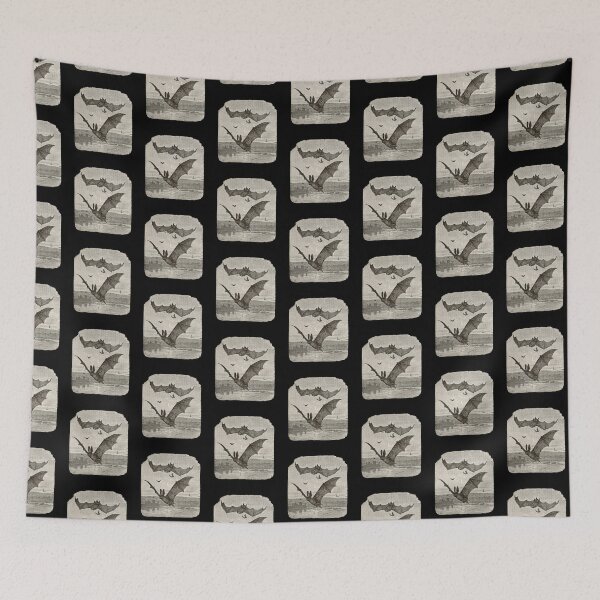 Item preview, Historical Long Eared Bat Illustration Goth Halloween Creepy  designed and sold by Jelly-Butter.