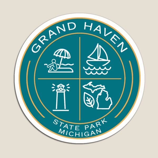 Item preview, Grand Haven State Park Heraldic Logo designed and sold by VanyaKar.