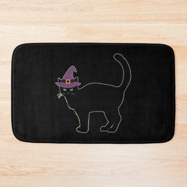 Item preview, Happy Hallowe'en Holiday Cute Black Cat Witch's Hat Fun Hallowe'en designed and sold by H3designs.